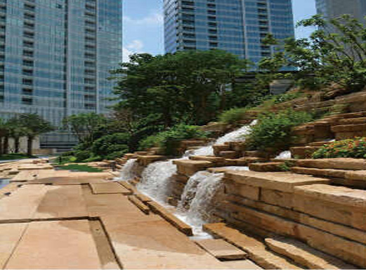 廣州匯悅臺疊水假山瀑布 廣州匯悅臺疊水假山瀑布